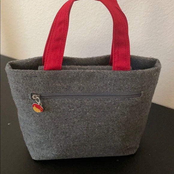 Grey Felt Mini Handbag - Picture 3 of 7